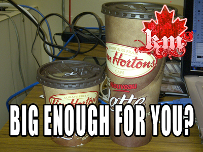 new tim hortons cup sizes