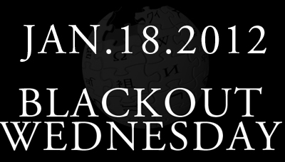 wikipedia black out wednesday